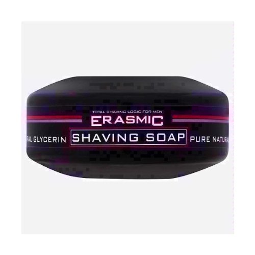 Erasmic Pure Natural Glycerine Shaving Soap, 75 g, Pack of 6