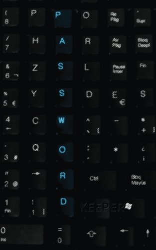 Password Keeper: Password Reminder Book (Keyboard Cover)