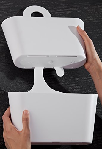 Wohnideenshop Duschkorb mit Haken zum Einhängen grau und 15 anderen Farben zum auswählen - 5