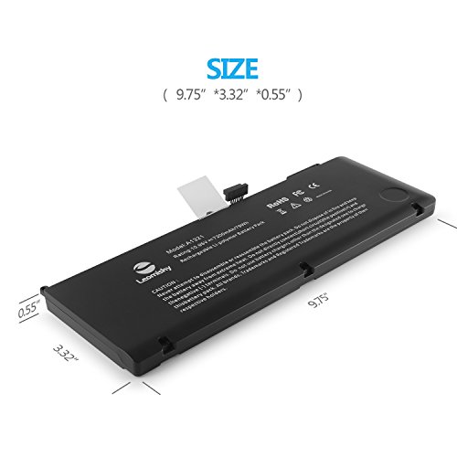 Leomisky 10.95V 7200mAh Neu Laptop Ersatz Akku Batterie for Apple MacBook Pro 15″ A1321 A1286 (Nur für Mid 2009 2010 Version), MB985/986 MC118 Series Notebook Akku mit 3 Freie Schraubendreher – 12 Monate Garantie - 4