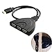 Produktbild Everesta Upgrade 3 Port HDMI Switcher Auto Splitter Smart Hub Box mit 3 Input und 1 Ausgang Pigtail Kabel unterstützt 3D, 1080P, HD Audio für HDTV zu Multi Gadgets wie Bluray Spieler, Spielkonsolen, Set Top Box, Musik
