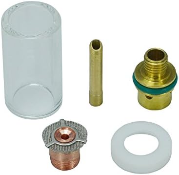Gas Saver Pyrex Cup1/8″ Consumable Kit for WP SR 9 20 & 25 TIG Welding Torch 5PCS