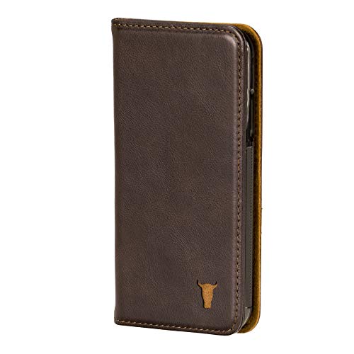 Torro Hülle Kompatibel mit iPhone XS Max Ledertasche/Handyhülle aus Echtem, Hochwertigem Leder mit Standfunktion - USA Leder, Dunkelbraun Torro Hülle Kompatibel mit iPhone XS Max Ledertasche/Handyhülle aus Echtem, Hochwertigem Leder mit Standfunktion - USA Leder, Dunkelbraun