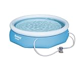 Dimensiones: ø 305 x76 cm Bestway 8320015 Piscina Fast Set Redonda Con Depuradora Ø 305x76 cm