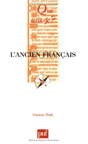 couverture de : L'ancien fran&ccedil;ais