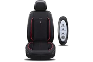 NMVB Cojín Refrigerante para Asiento De Coche, 2 En 1 Cojín para Silla De Masaje Y Refrigeración con 8 Ventiladores Más Frescos Fundas Protectoras para Asientos De Automóviles 12/24 V, Ven