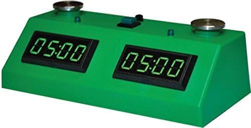 Zmart Fun ZMF-II Digital Chess Clock - Green LED Display / Green Case by ZMARTFUN