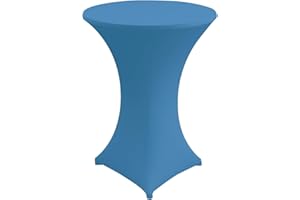 ‎GASTRO UZAL Gastro Uzal Hussen für Stehtische und Bistrotische Stretch Stehtischhussen (türkis, Ø65-72)