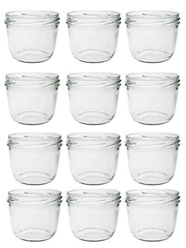 18 Sturzgläser 230 ml Marmeladengläser Einmachgläser Einweckgläser To 82 Obst Deckel incl. Vitrea - 3