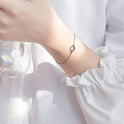 Preisvergleich Produktbild Ibuprofen Armreifen Armbänder S925 Silber Armband Weiblichen Einfachen Schwarzen Saturn Armband Universum Planet