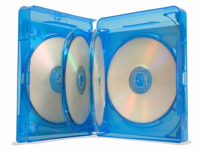 Amaray Blu Ray Hülle 25 mm für 6 Bluray,DVD,CD Disc 3 Hüllen Neuware - 2