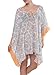 Cotton Beach Kaftan Floral & Zig Zag