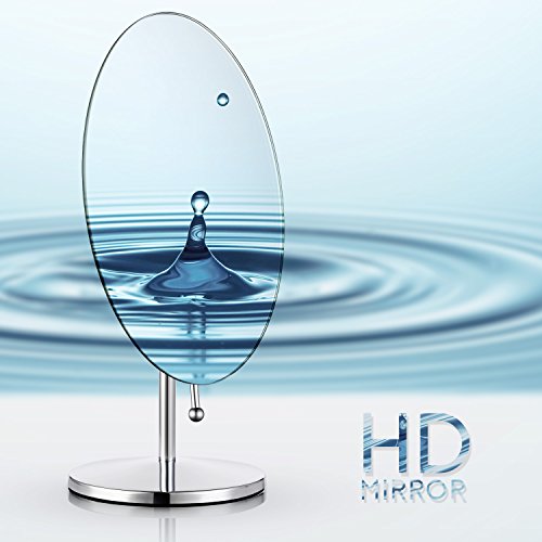 Miusco TabletopMakeupKosmetik Spiegel, Oval, 9.8×6.3 Zoll - 7