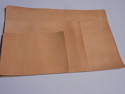 Lederstück „natur“, Rindleder,> A3 ca. 48,8 x 32,0 cm, pflanzlich gegerbt, ca. 2,5 mm (> A 3) - 7