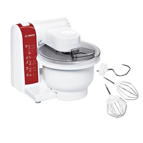Preisvergleich Produktbild BOSCH MUM 48RE Küchenmaschine 600 Watt - Weiß / Rot