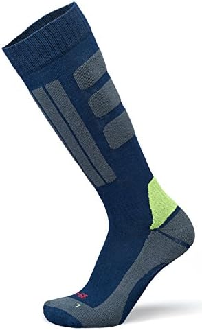 Climate Control/Drying, IW Premium Knee High Stockings Warm Ski Socks Coolmax Extreme Mens Ski Socks Blue/Grey/Green - Blue -