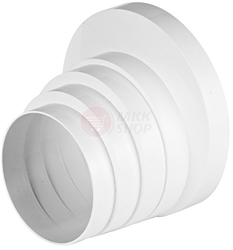Ø 100 110 120 125 150 mm Reduzierverbinder Reduzierstück Reduktion Rohr Übergang Lüftung Rundrohr Ventilation Lüftungskanal Ventilator Universal RKO Ø 100-150 mm