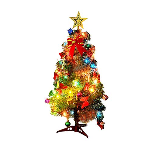 Preisvergleich Produktbild starter Weihnachtsbaum künstliche Weihnachtsdekoration Schreibtisch Bäume mit LED-Akku-Leuchten