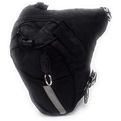 ValmoniSport Pernera para Moto Riñonera Bolsa de Pierna Motorista Mochila Equipaje 3139 Bolso Piernas, Deporte al Aire Libre PortáTil Camina Pierna Paquete Cintura Viaje Ciclo Motocicleta