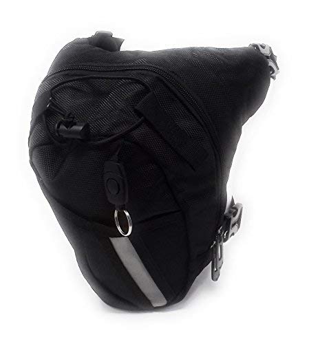 ValmoniSport Pernera para Moto Riñonera Bolsa de Pierna Motorista Mochila Equipaje 3139 Bolso Piernas, Deporte al Aire Libre PortáTil Camina Pierna Paquete Cintura Viaje Ciclo Motocicleta
