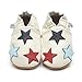 Soft Leather Baby Shoes Little Stars Cream 6-12 months