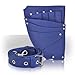 Roo Beauty Hairdressing Pouch, Scissor Holster with Belt, Hair Kit Accessories in Slice Blue