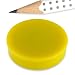 Produktbild Memomagnet Ø 30 x 8 mm FERRIT - gelb - hält 1 kg, Tafelmagnet, Pinnwandmagnet, Büromagnet, für Whiteboard Büro Lager
