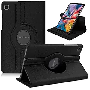 GLAXX Compatible with Samsung Galaxy Tab A7 Lite Flip Case Cover (8.7 inch), 360 Degree Multi-Angle Kickstand Viewing Cover for Samsung Tab A7 Lite - Black