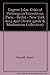 Produktbild Eugene Jolas: Critical Writings in Transitions Paris - Berlin - New York 1924-1951 (Avant-Garde & Modernism Collection)