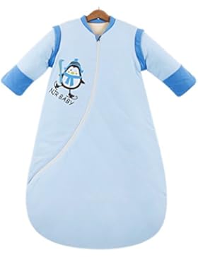 Chilsuessy Baby Schlafsack mit Abnehmbar Langarm,3.5 Tog Winter verdickte,von Geburt bis 5 Jahre