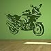 Produktbild Lkfqjd Motorrad Scrambler Racing Motorrad Wandaufkleber Transport Decor Art Decals In Verschiedenen Farben Erhältlich Wandbild 61 * 73Cm