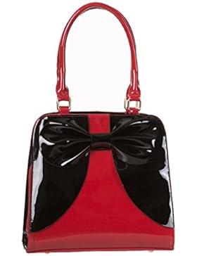 Dancing Days by Banned Damen Tasche - Lila Vinyl Handtasche