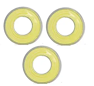 NEW WARE Teflon Tape for Plumbing Pipe Fittings,Aquarium,Washing Machine,Water Tap to fix Water Leak & Tap Installation 10 Meter x 12 MM (Pack of 3) PTFE Teflon Tape
