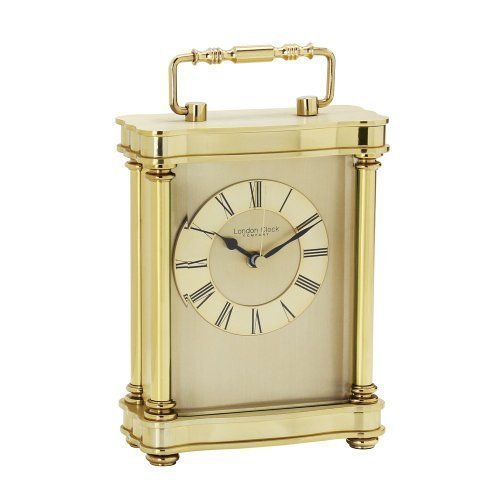 Carriage Mantel Clock Finish: Gold