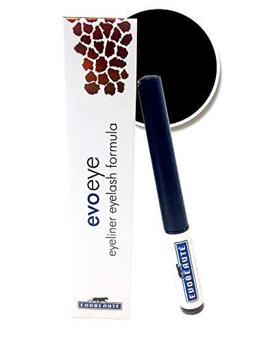 Evoeye Eyeliner Eyelash Formula - Negro - (1x1,5ml) - Con fórmula de crecimiento de pestañas