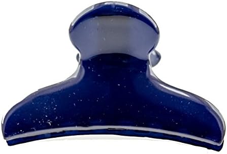1Pcs Hairclaw classic 8x4cm in navyblue - Made in Germany - WeLoveBeads