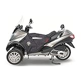 scooter electrico Diseñado en nailon grueso, el faldón Tucano Urbano r062 W con salida está dirigido a los MP3 de Piaggio. Dispone de 1 sistema de inflado de SGAS anti-distorsión de imagen a alta velocidad. Posibilidad de expansión para servir cubre-asiento en modo de aparcamiento. Bolsillo interior impermeable de almacenamiento. Interior muletón y caliente.