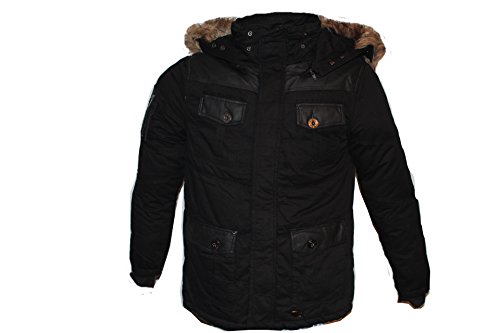 TiseyF-4 Herren Winter-Jacke gefttert Jacke Mantel Daunenjacke sky jacke winterjacke herren winter jacke (M, Schwarz) TiseyF-4 Herren Winter-Jacke gefttert Jacke Mantel Daunenjacke sky jacke winterjacke herren winter jacke (M, Schwarz)