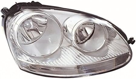VW Golf Mk5 Hatchback 5/2004-6/2009 Headlight Lamp Chrome Inner Drivers Side O/S