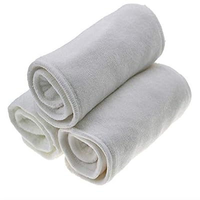 AILOVA 4PCS Matelas à Langer En Microfibre Pour Bébé Couches En Tissu Tapis Réutilisable Lavable Respirant Serviette Dessus Nappy Insert Changer De Doublure