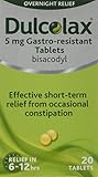 Dulcolax Bisacodyl Tablets 5mg, 20 Tablets