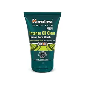 Himalaya MEN Intense Oil Clear Lemon Face Wash, 100ml