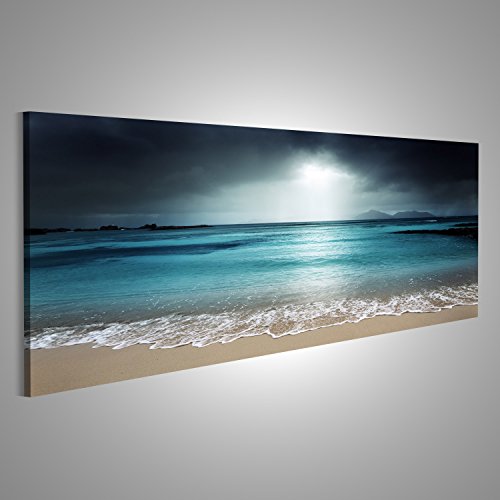 islandburner Tableau Tableaux sur Toile Turquoise Plage De La Mer Image, Images, Poster, Impression