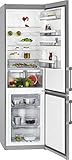 aeg santos kühl gefrierkombination bedienungsanleitung NoFrost Technik AEG RCB63831NX Freistehende Kühl-Gefrierkombination / 2005 mm / Gefrierteil unten / 349 L / TwinTech - länger frisch / NoFrost / Farbe: Edelstahltürfronten, silberne Seitenwände