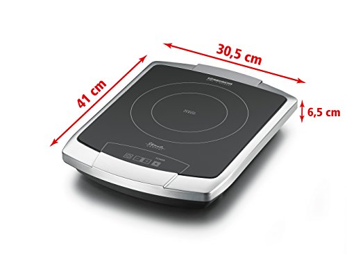 ROMMELSBACHER CT 2203/TC TouchControl – CERAN® EINZELKOCHTAFEL – 2200 Watt – Edelstahl - 6