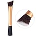 LyDia® 15 Colours Cream Concealer/Highlight/Face Contour Camouflage Palette Dull/Redness Skin/Black Circle kit set + LyDia Gold-1049 Flat Angled Makeup Brush