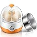 Produktbild MJL Dampfgarer automatische Abschaltung Eierkocher, kleine Mini-Frühstücksmaschine,Orange,Eierkocher