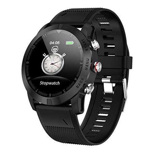Preisvergleich Produktbild UHAoo S10 Smart Watch 1.3 Zoll-Screen-IP68 wasserdicht Sport-Uhr-Herzfrequenzsensor 350mAh Batterie-Eignung-Band