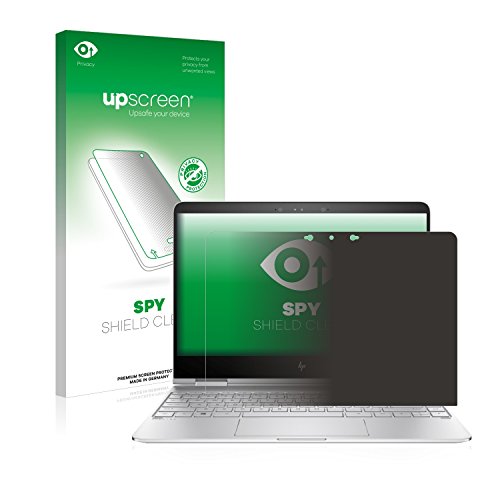 upscreen Spy Shield Clear Blickschutzfolie HP Spectre x360 13w033ng - Schutz der Privatsphäre, Kratzfest