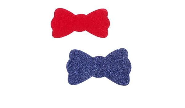 Sweet Hair Bang Patch Stick Barrettes Random Color 2 Pcs Per